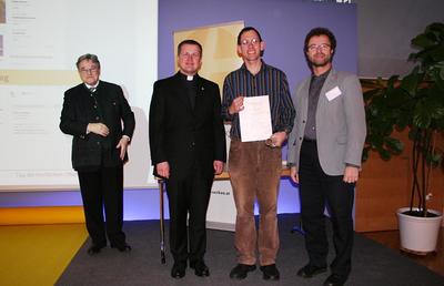 v.l.: Dr. Georg Doppelhofer, Mag. Johannes Freitag, Wolfgang Demmel und Dr. Georg Plank